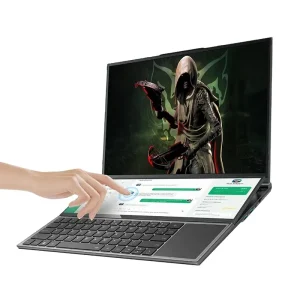 双屏游戏笔记本电脑 16英寸 IPS + 14英寸触摸 Core i9-10885H I7-10750H 64GB 4TB 超薄
