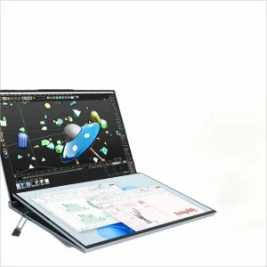 16 Inch 16:10 Dual Touch Screen 12 Core Intel i7 Laptop 32GB RAM 1TB/2TB SSD IPS Panel English Keyboard Windows 11 Metal