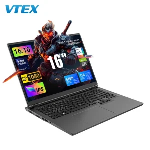 16 Inch 16:10 High End Gaming Laptop 144Hz RTX4060 GPU RGB Backlit Keyboard Computer Fingerprint 90WH Long Battery Laptop Pc