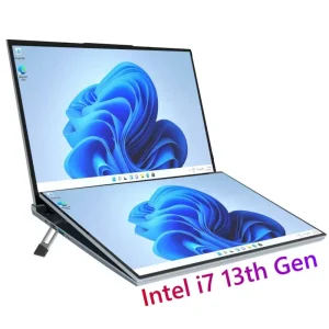 16 Inch Double Monitor Intel Core I7-1360P 13th Gen 32GB 64GB RAM 1TB 2TB SSD Business Dual Screen Touch Office Laptop