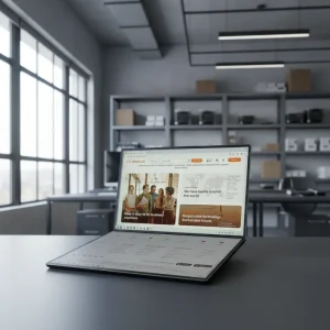 16-Inch Dual Touch Screen Laptop 16GB RAM 1TB SSD Intel Core I7-1260P 12-Core Processor Windows 11 Metal Body English