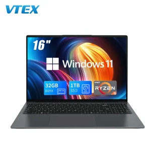 16 Inch FHD IPS Gaming Laptop R7 4800H Hexa Core 4.3GHz Wi Fi 6 BT5.3 Fingerprint Backlit