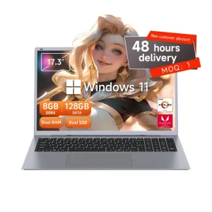 17.3英寸 AMD 游戏笔记本电脑 8GB内存 128GB SSD Windows 11