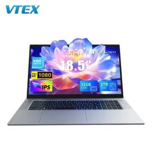 18.5 Inch Large Screen Computer CPU N150 DDR SSD RJ45 Type c Kensington Lock Personal Home Business Office Laptops Brand New