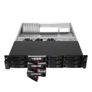 19 Inch Industrial Rackmount Server Chassis 12 Bay Hot Swap ATX 2U Good Quantity in Stock