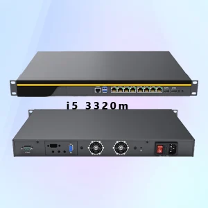 1U Server Mini Itx Motherboard Micro Intel 8 Lan Nic Barebone Appliance Core I5 3320M Sfp+ Mini Pc Pfsense Firewall Pfsense