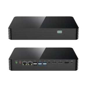 2 RJ45 Ethernet Mini PC AMD R9 5900HX DDR4 HD DP Wifi6 Win11 Office Desktop Micro Computer with Fan