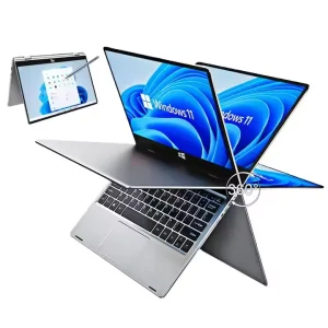 2 in 1 11.6 Inch Touch Screen Laptop with 360 Rotating 6GB RAM 512GB SSD Intel Processor N4020 Notebook