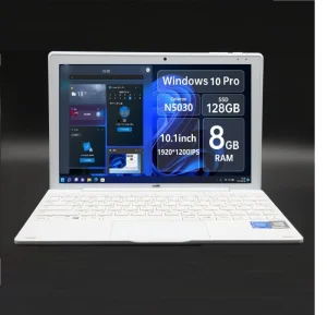 2 in 1 Convertible Laptop 8GB RAM 128GB SSD Intel N5030 WIN 10 Education Pro Pc Tablet with Keyboard Stylus