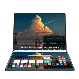 2 in 1 Dual Touch Screen Laptop 14+14 Inch YOGA Dual Screen 360 Degree Laptops Brand New Portable Notebook Business Laptops