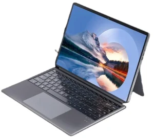 2 in 1 Laptop Ultra Thin Light Touch Screen Laptop Computer Portable Notebook Backlit Keyboard Personal & Home Laptops