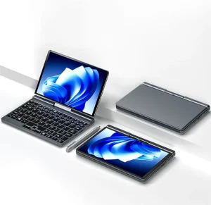 2 in 1 Mini Laptop 8 Inch Touchscreen Portable Pocket Computer Intel 12th Gen N100 Processor