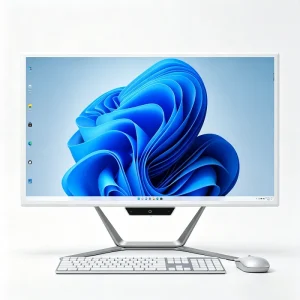 21.5 Inch Frameless IPS Monitor Intel N5095 CPU 256GB SSD Business Office All in One PC