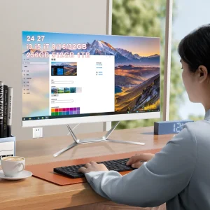 23.8/27″ Core I7 Pc Gamer I3 Monoblock Curved Monitor Computadora 8GB 16GB 32GB RAM 1TB SSD AIO Computer All In One Pc Gaming