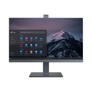23.8 Inch AIO All in One Desktop PC Barebone Computer OEM Core I3 I5 I7 I9 DDR4 DDR5 RAM SSD HDD Full Set Keyboard Mouse WiFi