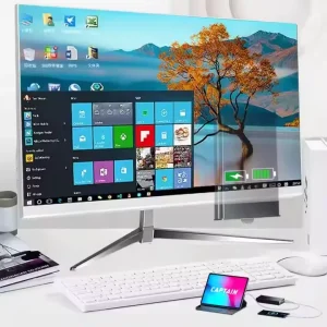 23.8 Inch All In One Gaming Computer IPS LCD Display SSD Dual Core I7 CPU GDDR4 DDR5 128GB DVD Monoblock Full HD Windows
