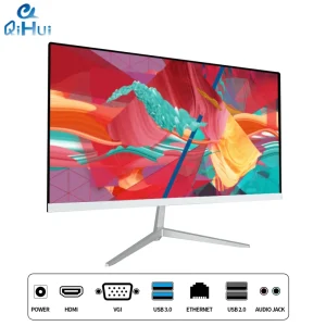 23.8 Inch All in One Computer FHD Monitor Built in WiFi Bluetooth for Hotel Room PC Supplier