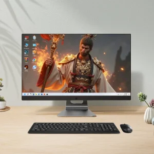 23.8 Inch Business Gaming All in One Desktop Computer with LCD Display I3 256 512GB DDR3 RAM Barebone Mouse Keyboard Included