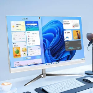 23.8 Inch Core i7 10700KF 16GB 512GB AIO Monoblock Gaming PC OEM Computer Desktop All in One PC with UPS Battery