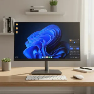 23.8 Inch Desktop PC All in One Computer AIO Monoblock 16GB DDR4 DDR5 512GB SSD Quad Core I3 I5 I7 I9 Home Office Gaming