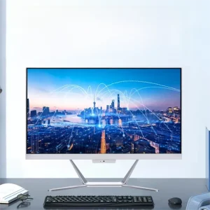 23.8 Inch LCD Industrial Customization OEM AIO PC Desktop Monoblock Computer Barebone I3 I5 I7 All in One