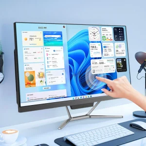23.8 Inch Laptops Core I3 I5 I7 AIO Business Gaming Desktop Monoblock Gaming Computer Barebone Used All in One PC