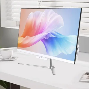 23.8 Inch Wall Mounted All in One PC Core I5 9500 16G RAM 1TB SSD OEM Monoblock Ultra Thin IPS LCD Camera Business Computer