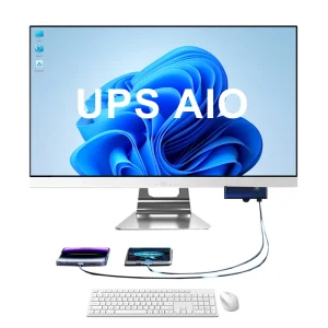 23.8” UPS AIO Core I5 12450H DDR4 16GB 512GB SSD Design AllinOne Desktop Computer OEM Monoblock All in One PC with UPS Battery