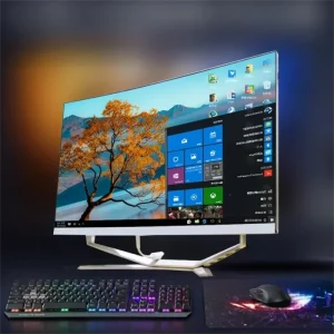 23.8inch IPS AIO Desktop Computer Win10 Intel I3 I5 I7 1 11th J4125 N5095 J6412 for Business Monoblock All in One Pc