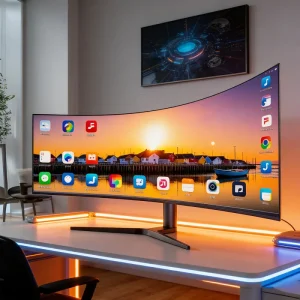 24 27 32 Inch LCD Monitor 2K 4K 160Hz Gaming Screen Curved LED Monitor