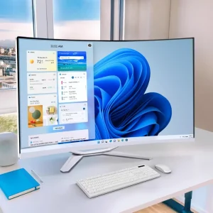 24/27/32-inch Desktop Computer Curved All-in-One PC Core I9 I7 I5 I3 Win11 Office Home Use