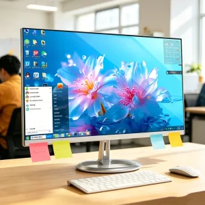 24 27 Inch All in One Computers Core I3 I5 I7 Desktop Windows 11 System