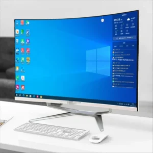 24 Inch 2K Curved IPS LCD Screen Intel Core i5 USB EU/US Ports Speaker All-in-One PC for Business