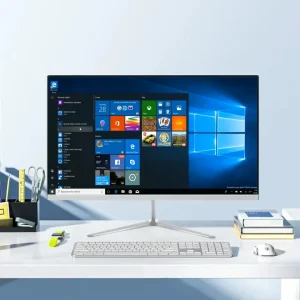 24 Inch All In One SSD Desktop Computer LCD Display for Office Work Business Gaming