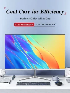 24 Inch All in One Computer AIO PC 8G 16GB RAM 256G 512GB SSD for Graphic Design
