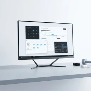 24 Inch Desktop Computer 8GB IPS LCD USB Ports US Plug All in one Computers Bussiness AIO PC