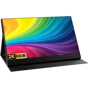 2560*1440 QHD Portable Monitor 17.3 2k for PC and Car Navigation Switch Portable Gaming Monitor PS4