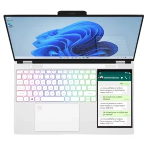 26 Models of 15.6 inch + 7 inch Dual Screen Touchscreen Intel Laptops Thin for Office Use and Gaming