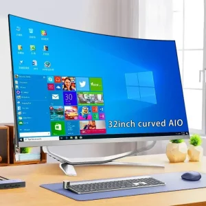 27 Inch All in One PC Core I7 16GB RAM 512GB SSD OEM AIO Desktop Computer Monoblock All in One PC With UPS Battery
