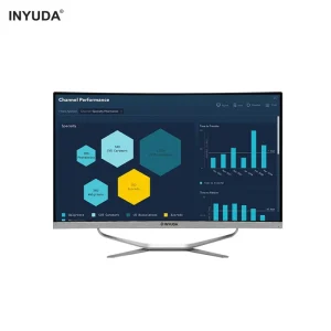 27-Inch Curved LCD Screen AIO PC 4th Gen I7 Dual 4GB DDR3 RAM 128GB HD Graphics 2G Desktop Gaming Business Monoblock Computer
