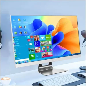 27 Inch Industrial Use All in One PC Core I7 10750H 16GB RAM 512GB SSD OEM AIO Desktop Computer for Business UPS Battery