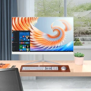 27-Inch White LCD All-in-One Desktop Computer for Business Office Intel I3 I5 I7 8GB 16GB DDR4 RAM 256GB 512GB SSD