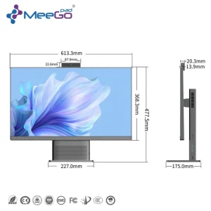 27.8 Inch All in One Computer IPS AMD Ryzen AI Max 395 Ryzen AI Max 385 CPU 50 TOPS NPU SSD EU Plug WiFi 6 BT 5.0 Office AIO PC