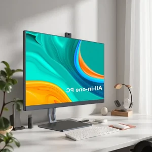 27Inch PC Office and Commercial All In One Machine All In One Computer 128 256 512GB Monitor After sales Service