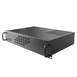 2U Micro ATX Industrial Server Rack Case 2Bay 3.5″ HDD Server Chassis in Stock