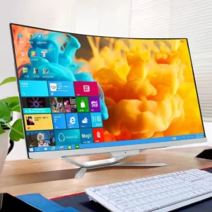 32 Inch Core I7 I9 Curved Screen Gaming Business Office All in One PC Desktop Computer