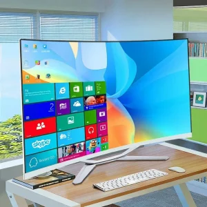 32 Inch Curved All In One PC Desktop LCD Display 8GB 16GB 32GB RAM 512 GB SSD Core I7 I5 Processor High End All In One Computer