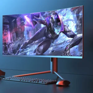 34″ Curved Screen All in One PC Core I5 10 Core 16GB DDR4 RAM 512GB SSD Gaming Computer Windows 11 IPS OEM Monoblock