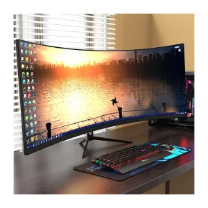34 Inch Curved LED Gaming Monitor 165Hz 1ms Response Time Frameless HDR400 21:9 Aspect Ratio 3440×1440 Resolution 178 Viewing