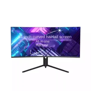 34 Inch HD Curved Surface All-in-One Computer 13th Gen I7 High-Performance Dedicated Graphics for Gaming